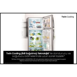 Spot Samsung RT59EMEW Buzdolabı 5 Spot Teşhir Samsung RB50RS334WWTR 520 lt No-Frost Buzdolabı FİYATI: 10000 TL
